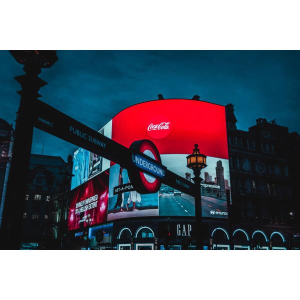 SMD2727 P8 Nationstar Outdoor Advertising LED Display Full color With Front