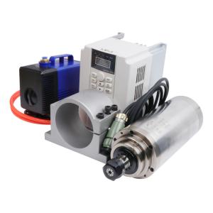 Cheap High Frequency 400Hz 3.2KW ER20 24000RPM Water Cooled Spindle Motor Kit for CNC Router for sale