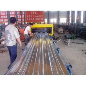 Cheap Roof Tile Floor Decking Iron Sheet Making Machine With 5.5 KW Servo Motor for sale