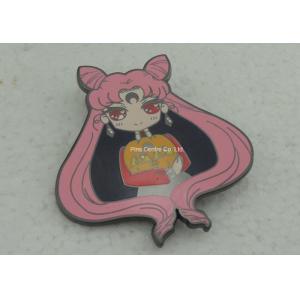 Personalised Hard Enamel Lapel Pin Gold Plating Plain And Flat Back