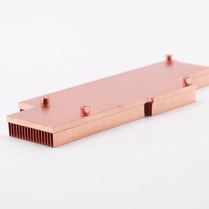 Higher Power Cooper C1100 Skived Fin Heat Sink CNC Precise 650 Deactivation