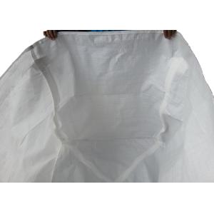 Circular / Tubular Half Cross Corner PP FIBC Jumbo Bags Container With Stevedore