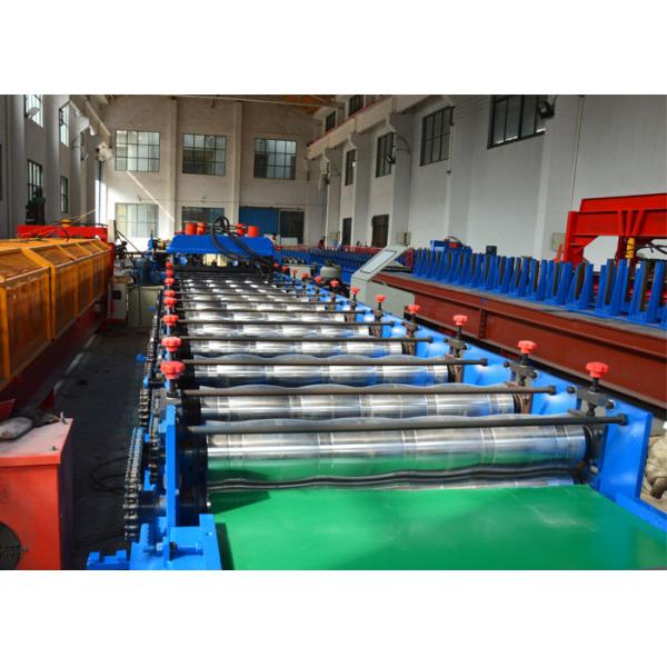 1.2 Inch Single Chain Drive Glazed Tile Roll Forming Machine With Material Width