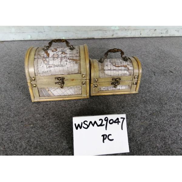 Quality Glossy surface Home Storage S16x10 Wooden Suitcases wholesale