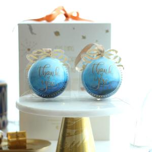 Anticorrosive Tin Can Gift Containers Ball Shape Ultralight Multicolor