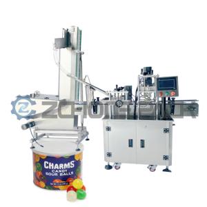 Cheap Granular Solid Canning Machine Labeling Machine Bottle Management Machine Multi-Head Scale Filling Line Customized for sale
