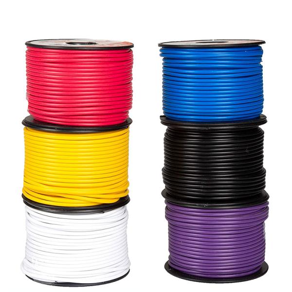 Stainless Steel Cable 316 Cable Railing 300FT Colorful pvc Wire Rope 7x7 Strands for Outdoor Deck Railing Kit Construction 1x19
