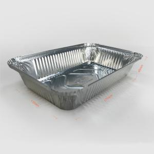 Aluminum Foil Food Storage Container with Paper Lid Environmental Friendly and