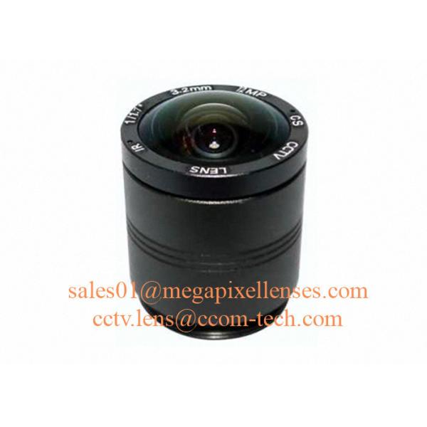 1/1.7" 1/1.8" 3.2mm F2.0 12Megapixel CS mount 160degree wide angle lens, 4K CS