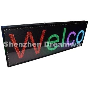 USB Control PH5 Indoor Full Color LED Moving Display Board with 192×64 pixels