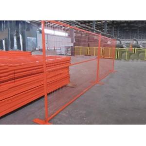 Galvanized Powder Coated Temporary Fence Panels 300mm Customized Color
