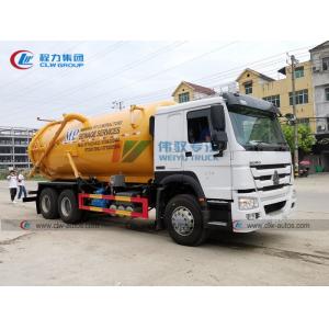 China Sinotruk HOWO 6x4 15cbm 16cbm 18cbm 20cbm Vacuum Sewage Suction Truck on sale