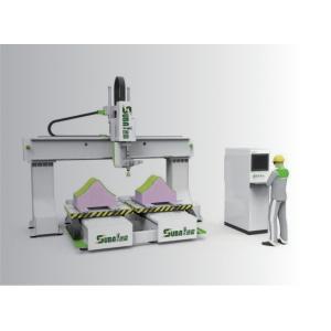 Wood Mould 5 Axis Machining Center Furniture Wooden Carving Machine Double Table