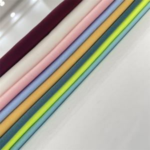 Yoga T Shirt Sports Tops Knitted Fabric With 4 Way Stretch In Polyester Spandex