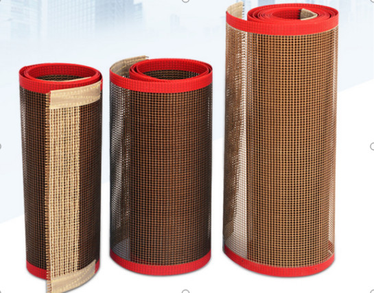 Quality Cheap Customized High Temperature  Resistance PTFE  mesh converyor  belt wholesale