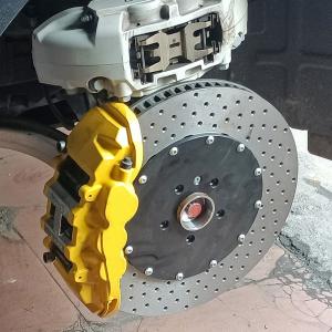 Cheap Upgrade Car Brake Calipers 8520 Big 6 Piston Calipers Yellow Color Fit For Zeekr 001 for sale