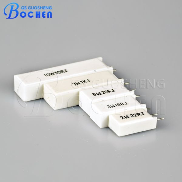 SQM Vertical 0.33 ohms 5W Cement Resistor Shock Resistant Ceramic Resistor for