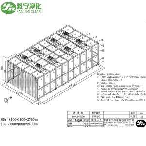 Class 10000 Dispensing Downflow Booth Clean Room Cabinets For Granulators