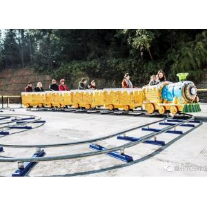 China 2KW Power Train Amusement Ride 1 Train Head 3 Carriages Thick Material on sale