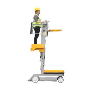 Premium Quality Durable Vertical Mast Self Propelled Aerial Man Lift Electric