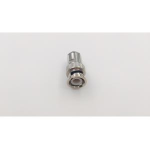 Male Straight 50 Ohm Coax With Bnc Connectors Panel Mounting DC 4GHz Nickel
