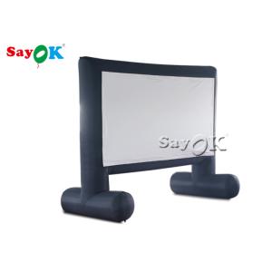 Cheap Inflatable Backyard Movie Screen Theme Parks 3m × 2.55mH Inflatable Outdoor Movie Screen for sale