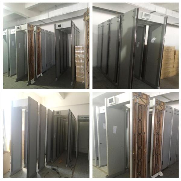 Lightweight 33 Independent Zones Door Frame Metal Detector Walk Through 7 Inch Lcd Screen