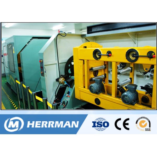 High Speed Ribbon Fiber Optic Cable Production Line With Four / Six / Twelve