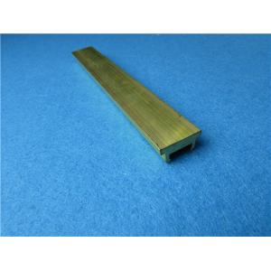 Shining 2m Long CuPb3Zn39 U Shaped Metal Channel High Hardness