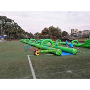 CE Outdoor Inflatable Water Slides 1000ft Long City Inflatable Slip And Slide