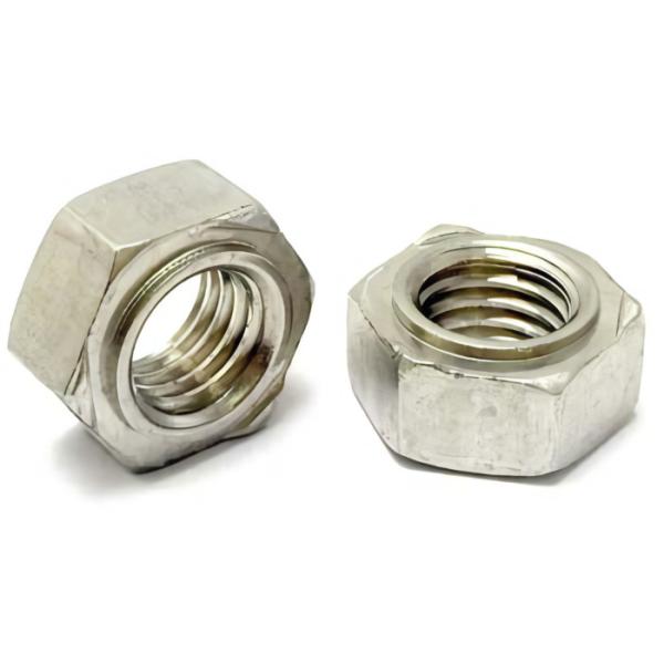 M16 M18 Weld Nut Carbon Steel Grade 4.8 ASTM A194 Weld Hexagon Nut White Zinc Plated
