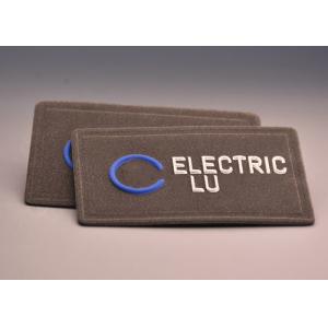 Custom 3M Reflective Embossed Raised Logo Heat Transfer Labels For Apparel