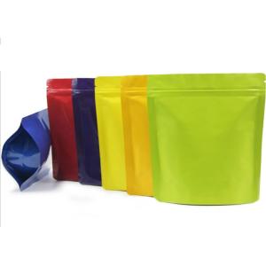 Colorful Heat Seal Pouches Three Side Sealed Packaging Bag For Skincare Mask