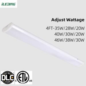 IP65 40W 46W 347V ETL DLC Office Led Wraparound Lighting Fixture Low-Profile