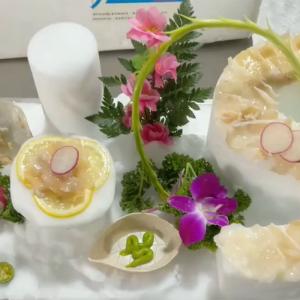 LZ-360 Crystal Ice Maker Snow Flake Ice Making Machine with 60KG Ice Storage