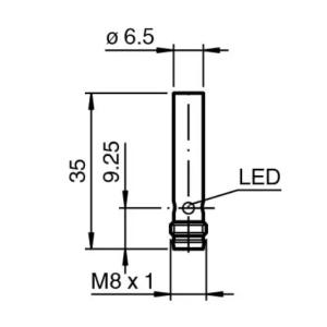 Pepperl+Fuchs NBB2-6.5M25-E2-V3 Inductive Sensor | 2mm Range, PNP NO, IP67,