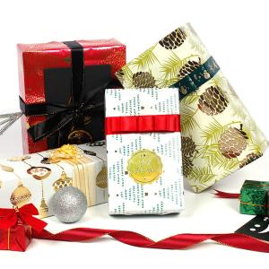 Colourful CMYK Printed Gift Wrapping Paper Christmas Present Packing Paper
