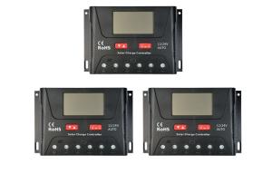 China LCD Display PWM Solar Charge Controller 12V PWM 30A Solar Controller on sale