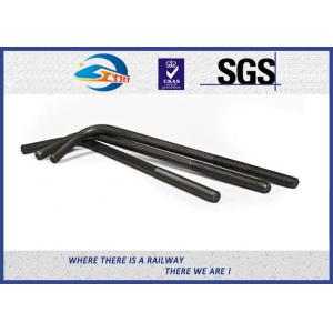 L shaped or J shaped Bent Anchor Bolts with Plain Finish or Hot Dipped