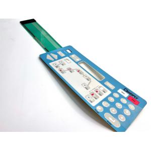 Glossy Finish Polyester Transparent Window Metal Dome Switch For CNC Machine