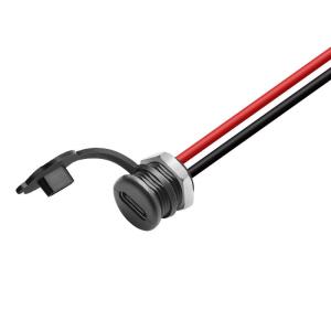 IP67 IP68 Waterproof Cap USB Type C Female Socket Jack to 2 Pin PH 2.0 XH 2.54