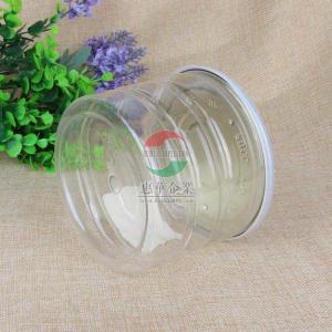 Sealable Jar Wide Mouth With Aluminum Lid And PE Lids Nuts And Cookies Storage