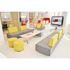 Public Area Sofa For Rest Area Fabric Couch