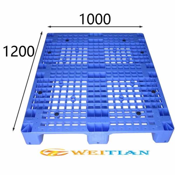 Ergonomics Stackable Plastic Pallets 1200 X 1000 Static Load 5500 Kg For
