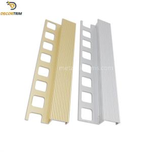 China Tile End Trim Stair Nosing Tile Trim 11mm Aluminum Tile Edge Trim Ceramic on sale