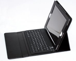 Ergonomic Design IPad 2 Bluetooth Silent Silicone Keyboard Case With Photo Frame