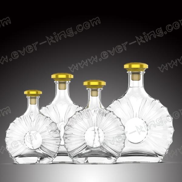 Quality Customized Clear Super Flint Glass Spirit Bottle wholesale