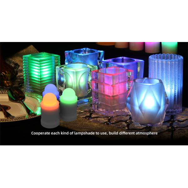 Wi-Fi Rechargeable Flameless Flickering LED Candle Light, Smart Battery Operated Waterproof Ambiance Lihgt