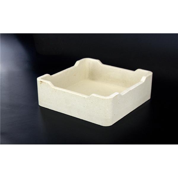 Quality Ceramic Industry Use Kiln Tray High Temperature Mullite Sagger White Color wholesale