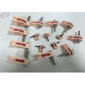 Caged ceramic pulley wire jump preventer QH005 ceramic roller guide